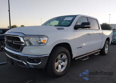 2019 Ram 1500 Big Horn/Lone Star 4X4 5'7 Box из США, поврежденный, VIN 1C6SRFFT3KN842203